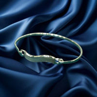 Pre-loved Vintage Second Hand 925 Silver Bangle 10g 2H925-125