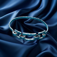 Pre-loved Vintage Second Hand 925 Sterling Silver Bangle 13g 2H925-127
