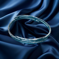 Pre-loved Vintage Second Hand 925 Sterling Silver Bangle 26g 2H925-140