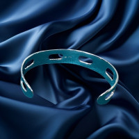 Pre-loved Vintage Second Hand 925 Sterling Silver Bangle 26g 2H925-148