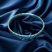 Pre-loved Vintage Second Hand 925 Silver Bangle 27g 2H925-153