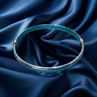 Pre-loved Vintage Second Hand 925 Sterling Silver Bangle 22g 2H925-158