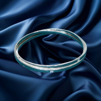 Pre-loved Vintage Second Hand 925 Silver Bangle 32g 2H925-160