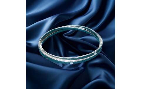 Pre-loved Vintage Second Hand 925 Silver Bangle 32g 2H925-160