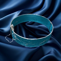 Pre-loved Vintage Second Hand 925 Sterling Silver Bangle 40g 2H925-164