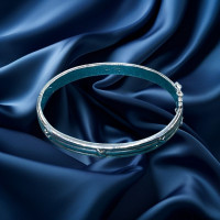 Pre-loved Vintage Second Hand 925 Sterling Silver Bangle 22g 2H925-165