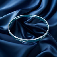 Pre-loved Vintage Second Hand 925 Silver Bangle 18g 2H925-173