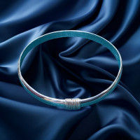 Pre-loved Vintage Second Hand 925 Sterling Silver Bangle 20g 2H925-176