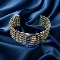Pre-loved Vintage Second Hand 925 Silver Bangle 46g 2H925-180