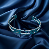 Pre-loved Vintage Second Hand 925 Sterling Silver Bangle 23g 2H925-201