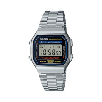 Casio A168WA-1YES Vintage EL Backlight Silver Watch