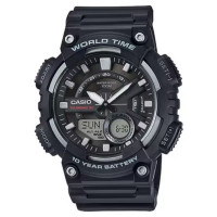 Casio AEQ-110W-1AVEF 10-Year Battery Telememo Analog-Digital Sport Watch