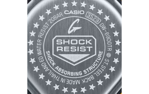 Casio G-Shock DW-6900TR-4ER Burning Red Triple Graph Digital Watch