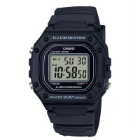 Casio W-218H-1AVEF Rugged Square 7-Year Battery Digital Sport Watch