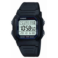 Casio W-800H-1AVES 10-Year Battery 100m Water Resistant Square Digital Watch
