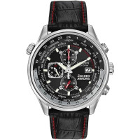 Citizen Eco-Drive CA0080-03E Pilot Chronograph with Internal Slide Rule Bezel