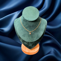 18ct Yellow Gold GIA Certified 0.25ct Diamond Pendant Necklace W258735