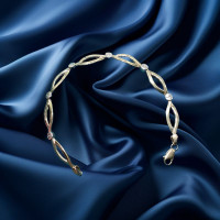 Vintage Second Hand 9ct Yellow Gold Bracelet 2G0157