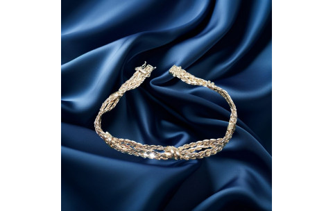 Vintage Second Hand 9ct Yellow Gold Bracelet 2G0160