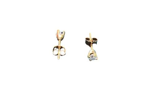 18ct Gold Diamond Stud Earrings 0.46ct - 205463