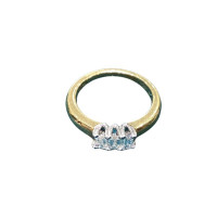 Brand New 18ct Gold 0.50ct F-G VS Diamond Trilogy Ring | Hallmarked 2008 London | H E Phillips Ltd Totnes - 203740