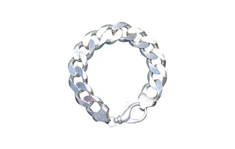 Pre-Loved Vintage Second Hand 925 Silver Bracelet Men's 78.1g 2H925-04