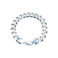 Pre-loved Vintage Second Hand 925 Sterling Silver Curb Bracelet Men's 64.5g 2H925-59