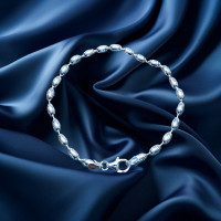 Brand New 925 Silver Bracelet 7g N925-008