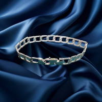 Brand New 925 Sterling Silver Curb Bracelet 13g N925-024