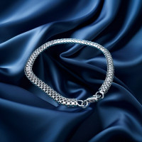 Brand New 925 Sterling Silver Bracelet 6g N925-045