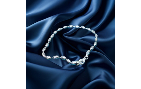 Brand New 925 Silver Bracelet N925-050
