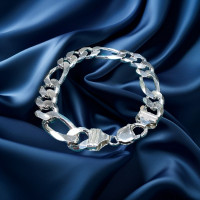 Brand New 925 Sterling Silver Bracelet 54g N925-051