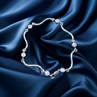 Brand New 925 Silver Bracelet 7g N925-065