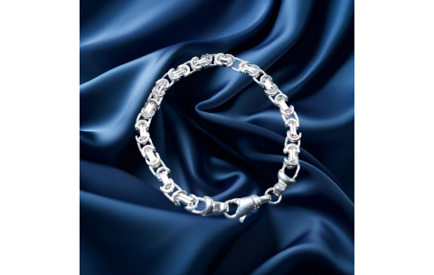 Brand New Fully Hallmarked 925 Sterling Silver Bracelet N925-095