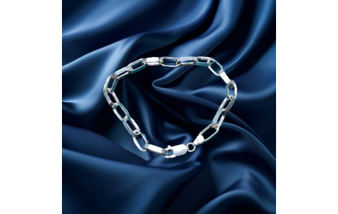 Brand New 925 Sterling Silver Bracelet 11.7g N925-096