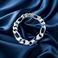 Brand New 925 Sterling Silver Bracelet 55g N925-102
