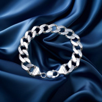 Pre-Loved Vintage Second Hand 925 Sterling Silver Bracelet 64g 2H925-65
