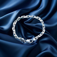 Pre-Loved Vintage Second Hand 925 Silver Bracelet 96.5g 2H925-66