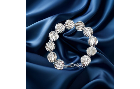 Pre-Loved Vintage Second Hand 925 Silver Bracelet 27.9g 2H925-74