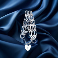 Pre-Loved Vintage Second Hand 925 Silver Bracelet 18g 2H925-235