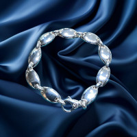 Pre-Loved Vintage Second Hand 925 Silver Bracelet 50g 2H925-236