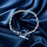 Pre-loved Vintage Second Hand 925 Sterling Silver Bracelet 11g 2H925-250