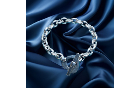 Pre-loved Vintage Second Hand 925 Sterling Silver Bracelet 48g 2H925-254