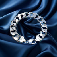 Pre-Loved Vintage Second Hand 925 Silver Bracelet 63g 2H925-259