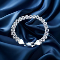 Pre-Loved Vintage Second Hand 925 Silver Bracelet 8g 2H925-267