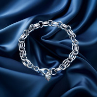 Pre-Loved Vintage Second Hand 925 Sterling Silver Bracelet 17g 2H925-270