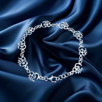 Pre-Loved Vintage Second Hand 925 Silver Bracelet 9g 2H925-272