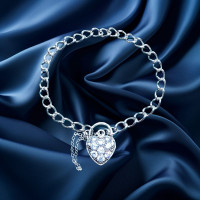Pre-Loved Vintage Second Hand 925 Silver Bracelet 10g 2H925-275