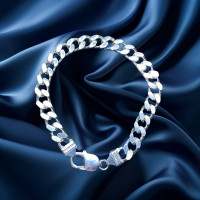 Pre-Loved Vintage Second Hand 925 Sterling Silver Bracelet 32.91g 2H925-322