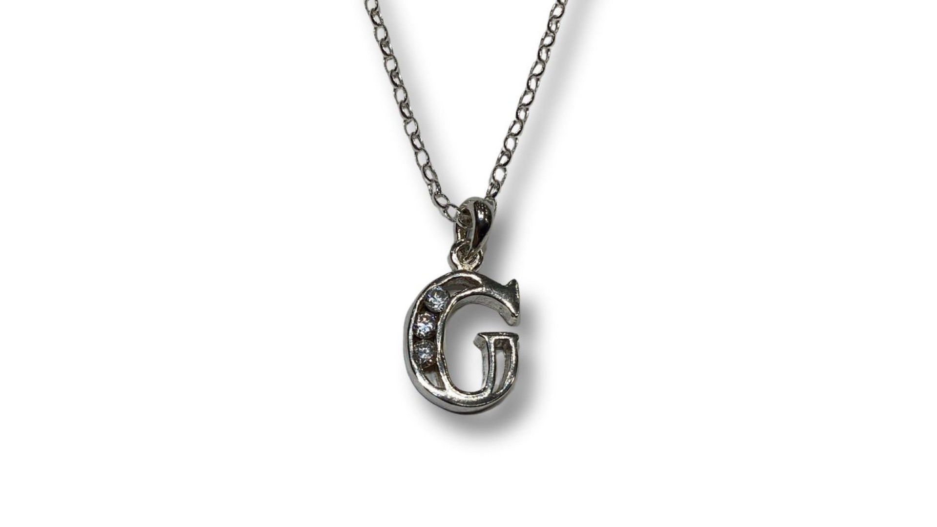 Sterling Silver Initial Pendant Charms Personalised Collection